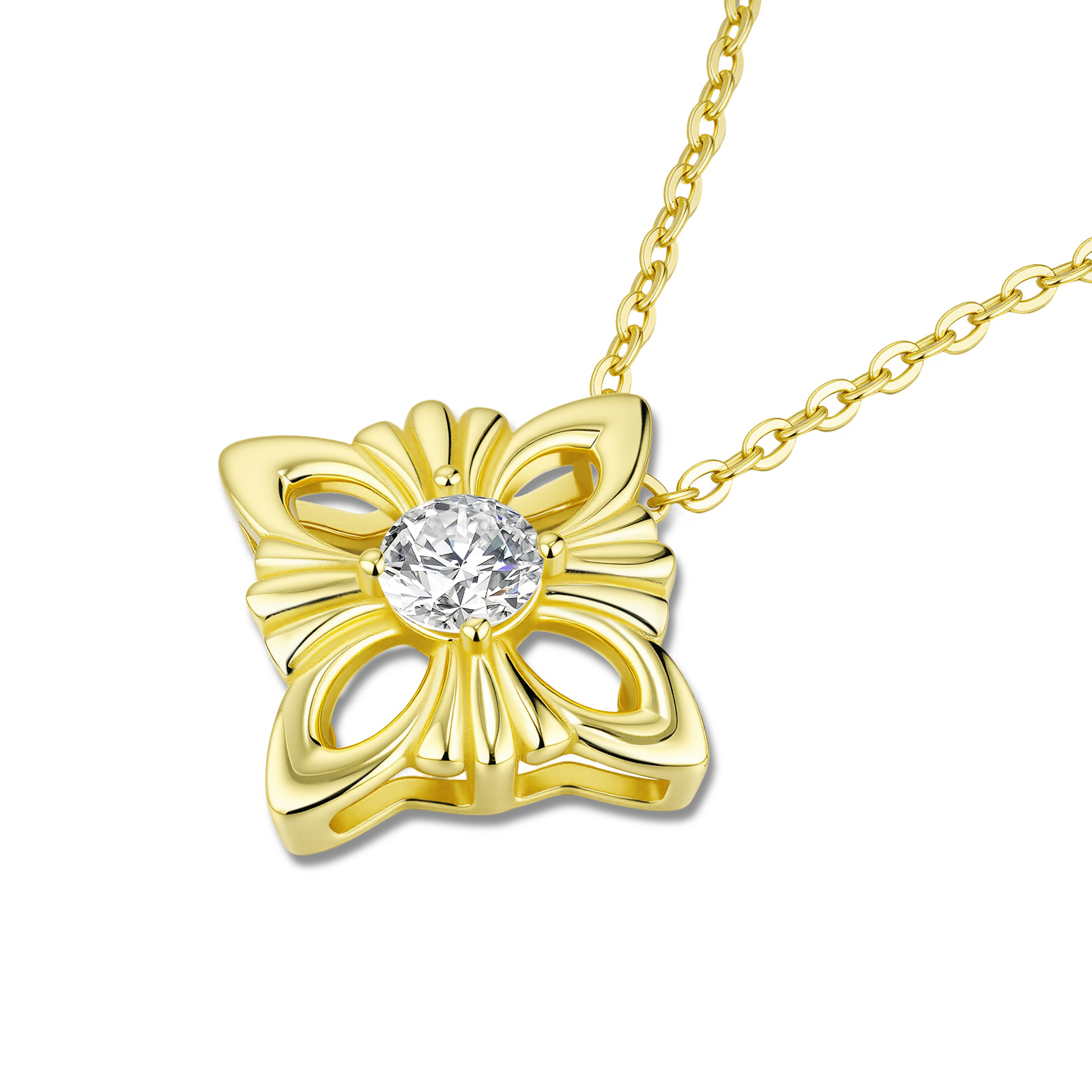 A 0.5-carat Luxurious And Fashionable Light Luxury Trend Jewelry Silver Pendant Set With Top-quality Moissanite, Made Of S925 Silver-plated Platinum Material.