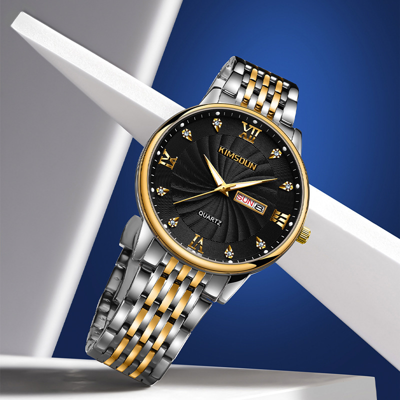 Calendar Waterproof Quartz Watch For Men