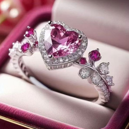 Women's Alloy Full-Crystal Casual Ring Set