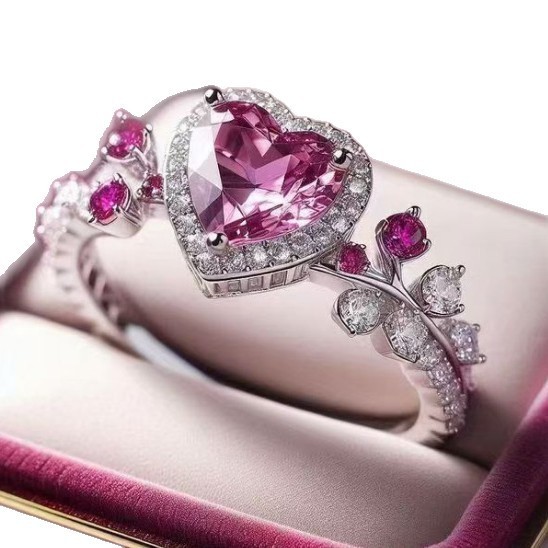 Women's Alloy Full-Crystal Casual Ring Set