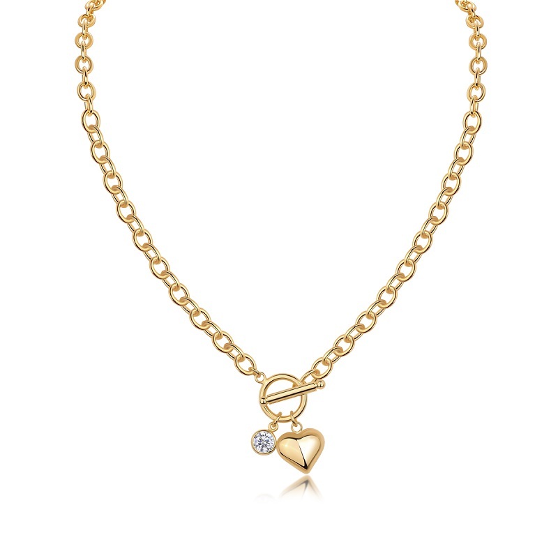 A Luxurious And Fashionable Minimalist Jewelry Pendant Necklace With A 1-carat Top-quality Morganite Gemstone, Made Of S925 Silver Electroplated With Gold.