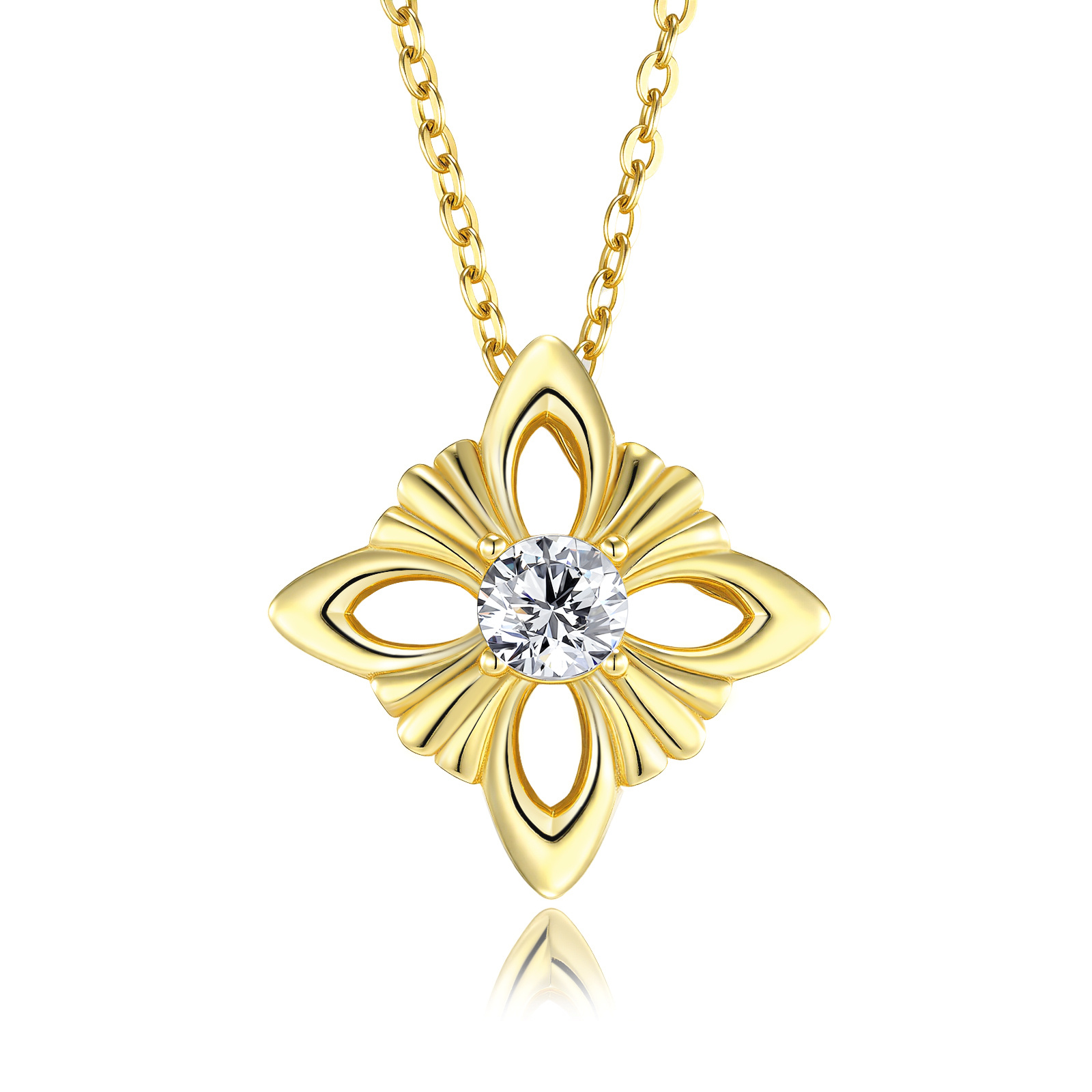 A 0.5-carat Luxurious And Fashionable Light Luxury Trend Jewelry Silver Pendant Set With Top-quality Moissanite, Made Of S925 Silver-plated Platinum Material.