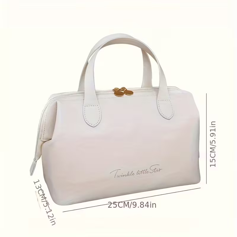 Portable Cosmetic Bag For Makeup, Skin Care Waterproof Travel Bag, Large Toilet Bag