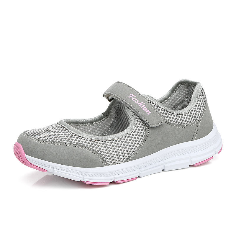 Women's Air-cushioned Mesh Shoes Slip-on Style For Sports