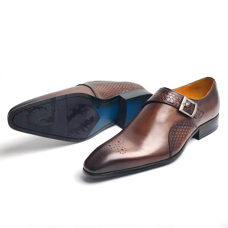 High-quality Mens Leather Shoes Casual Business Fashionable Office Footwear
