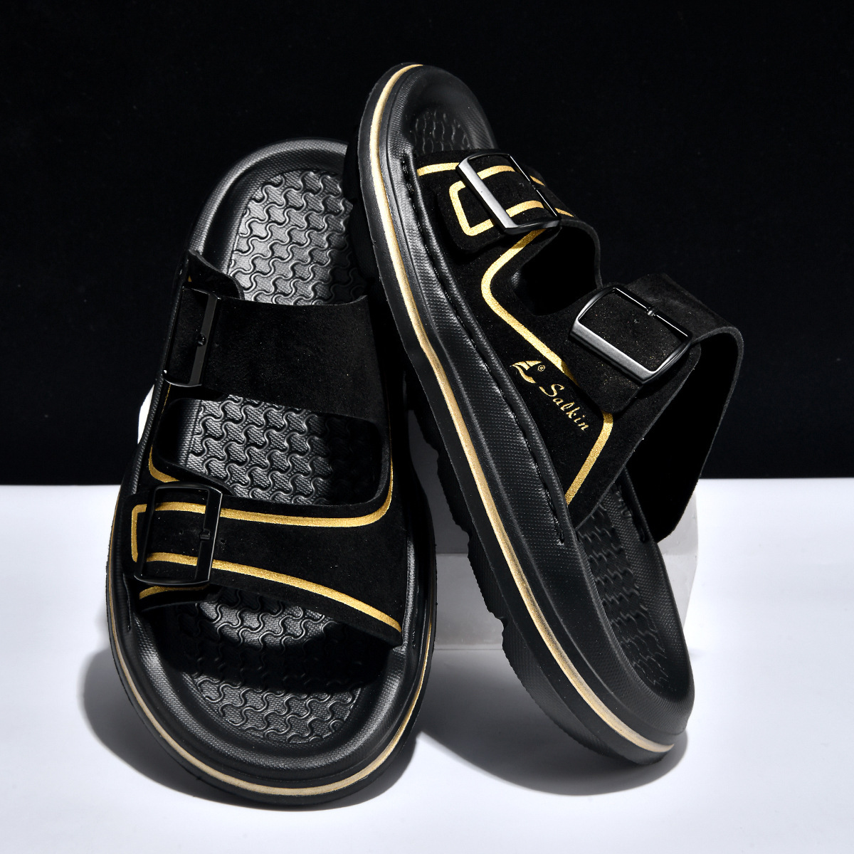 One-word Slide Thick-soled Non-slip Beach Shoes