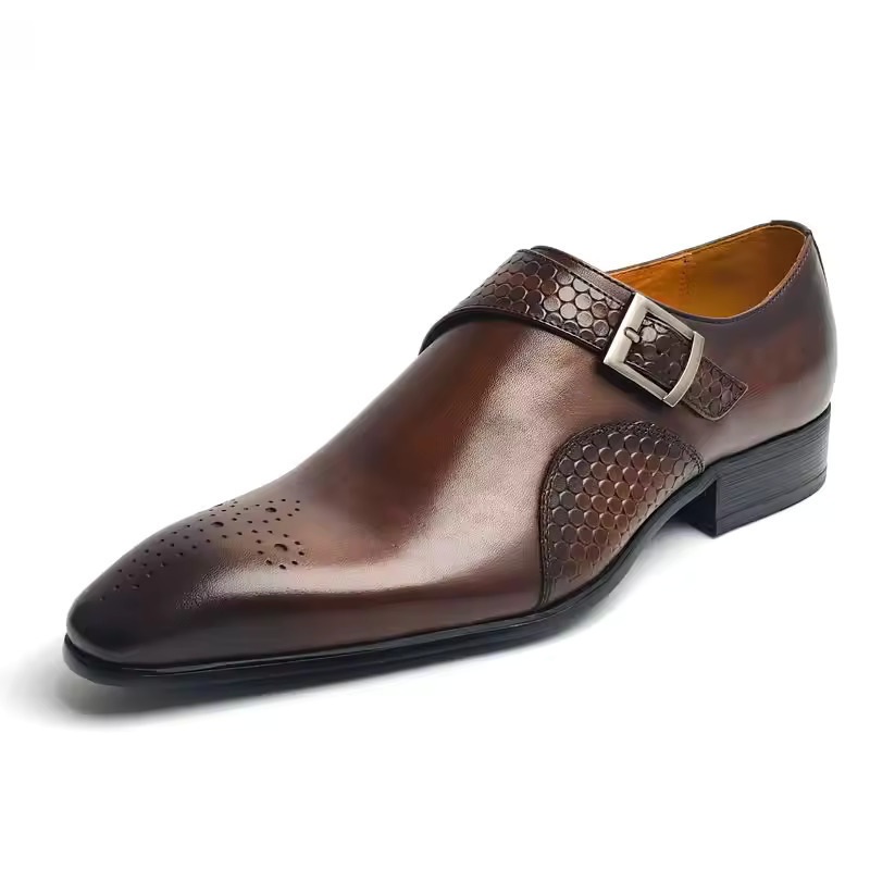 High-quality Mens Leather Shoes Casual Business Fashionable Office Footwear