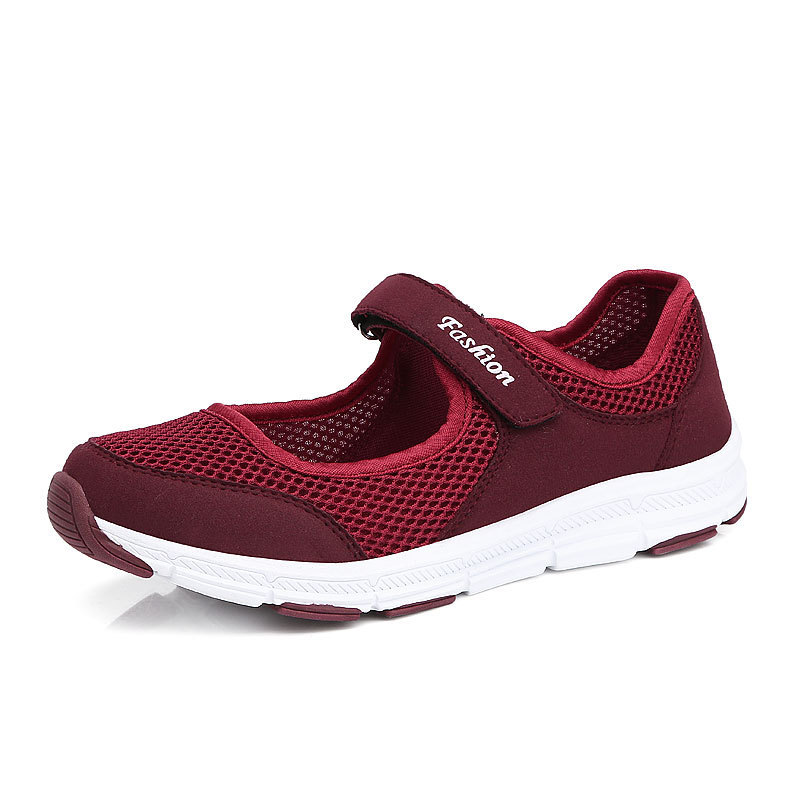 Women's Air-cushioned Mesh Shoes Slip-on Style For Sports