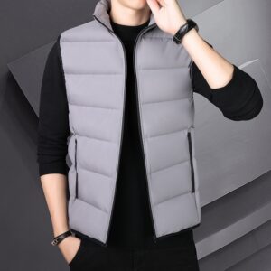 Men’s Light Thick Slim Fit Short Warm Sports Down Jacket