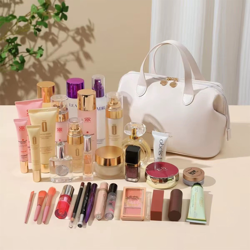 Portable Cosmetic Bag For Makeup, Skin Care Waterproof Travel Bag, Large Toilet Bag